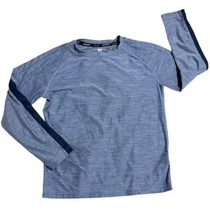 Russell Boys Long Sleeve Core Top, Sizes 8/M Blue Color